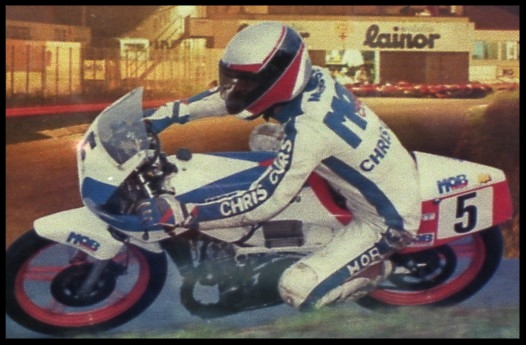 Stéphane Masse sur le MBK 51 Mob Chop