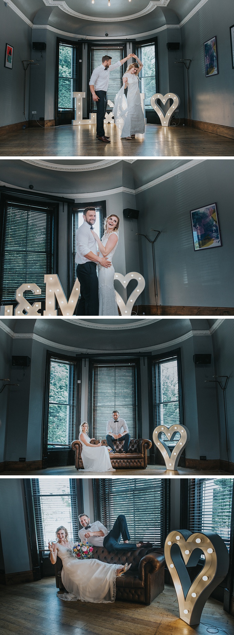 bride and groom in the victorian room at the faversham