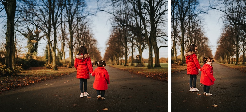 family portraits at has lam park in Preston lancashire