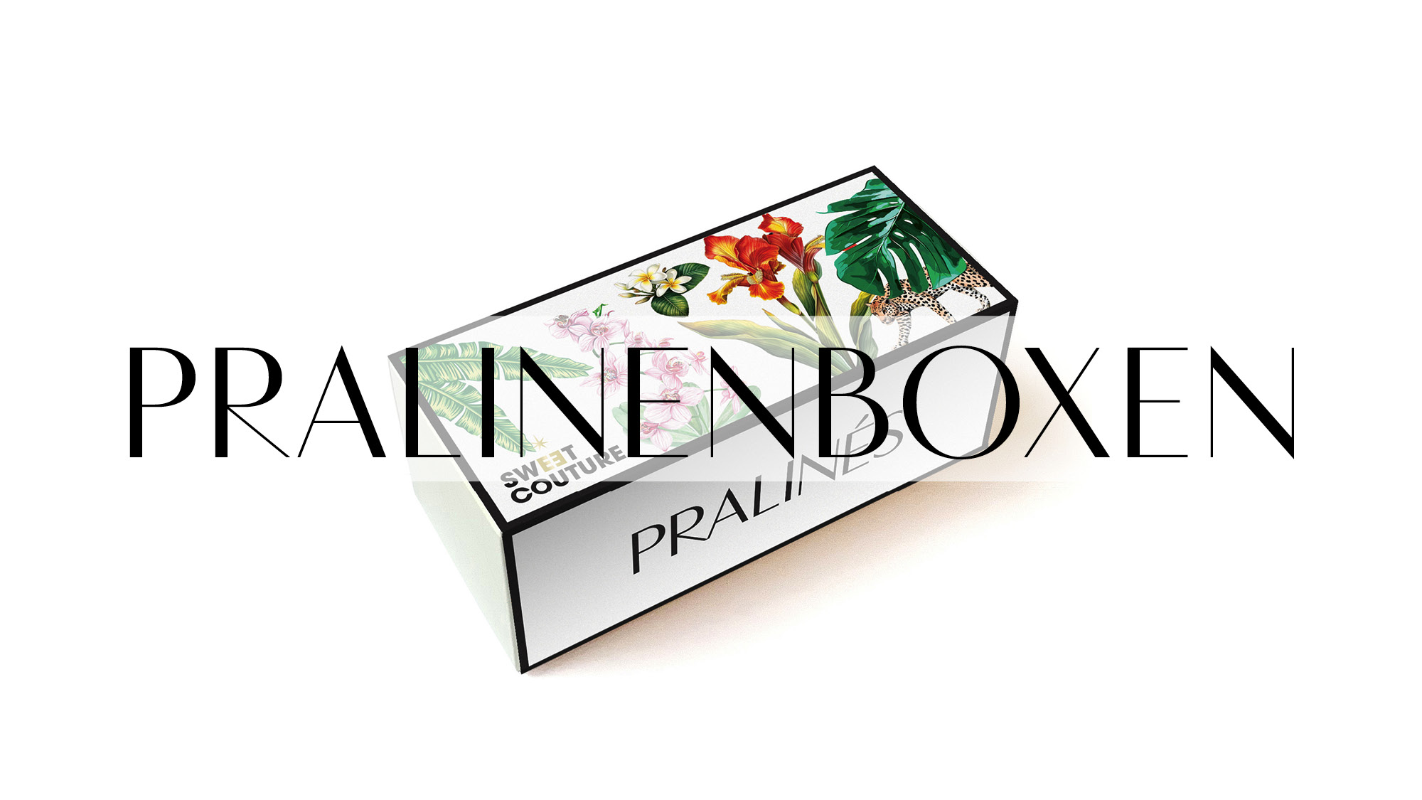 Pralinen in geschenkbox