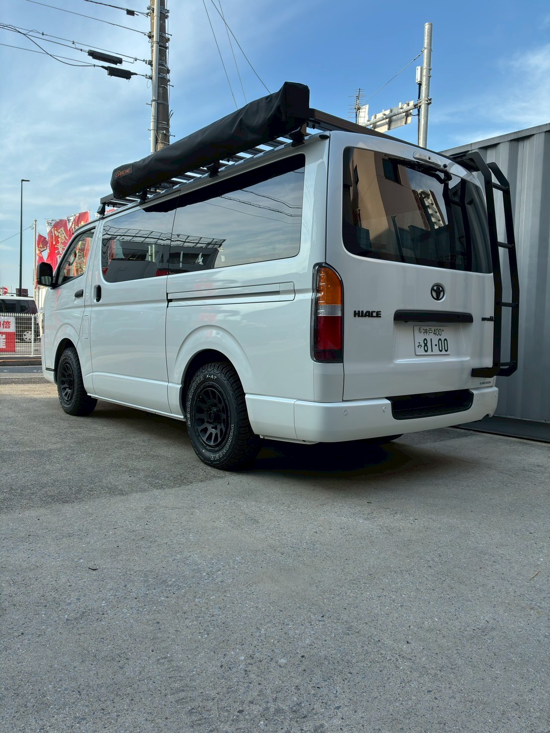 200系 ハイエース リアラダー FRONT RUNNER FRONT RUNNER フロントランナー ハイエース用リアラダー TOYOTA