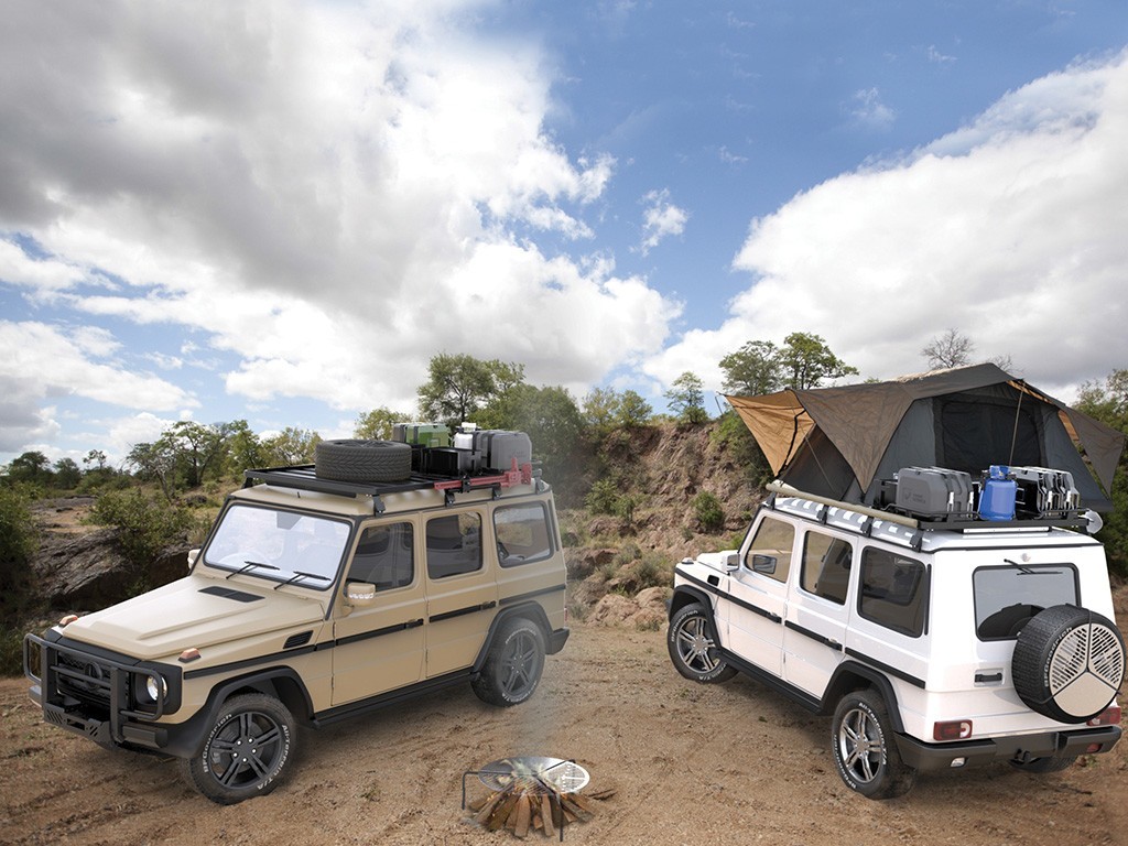 ベンツGクラス　ルーフラダー　ハシゴ　フロントランナー　Gラダー フロントランナー ルーフキャリア ラダー w463 ゲレンデ フロント