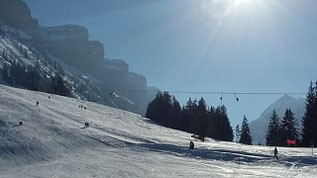 Bügellift im Eriz am Fusse der Sieben Hengste