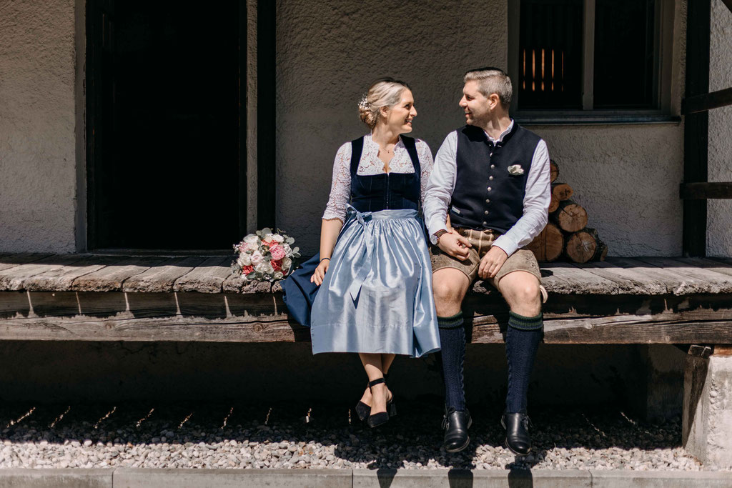 Trachtenhochzeit in der Linnermühle