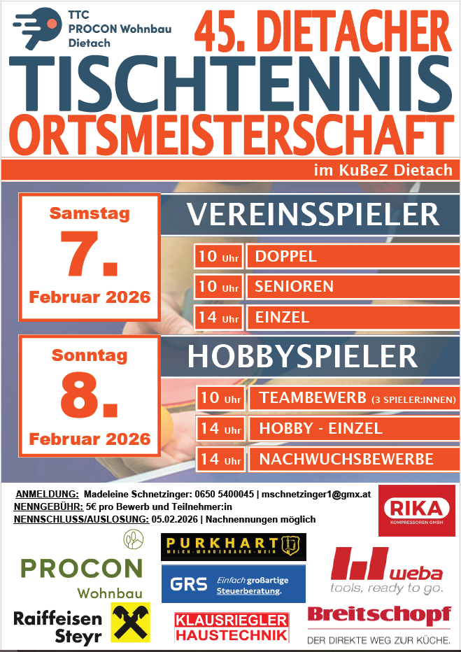 45. Dietacher Ortsmeisterschaft