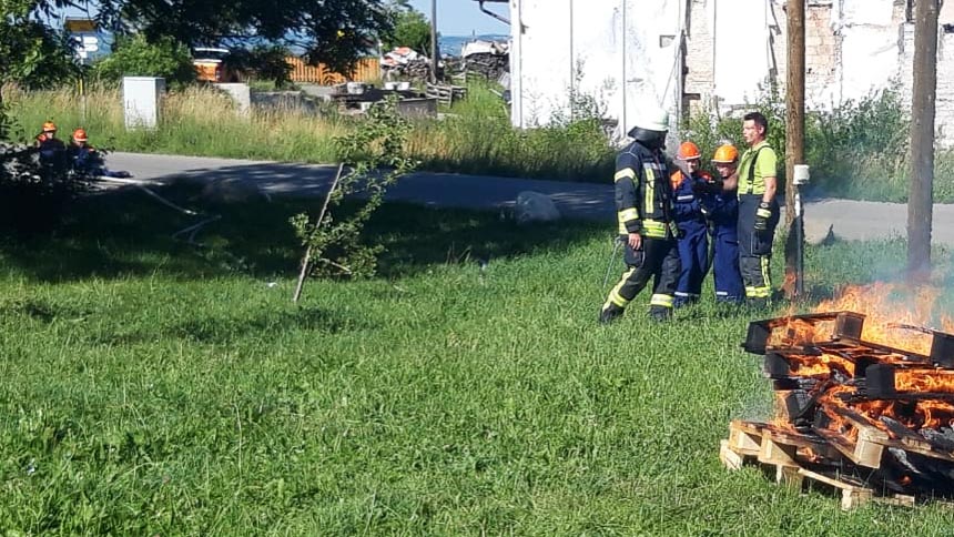 Jugendfeuerwehr Ermengerst - Übung am 05.07.2019