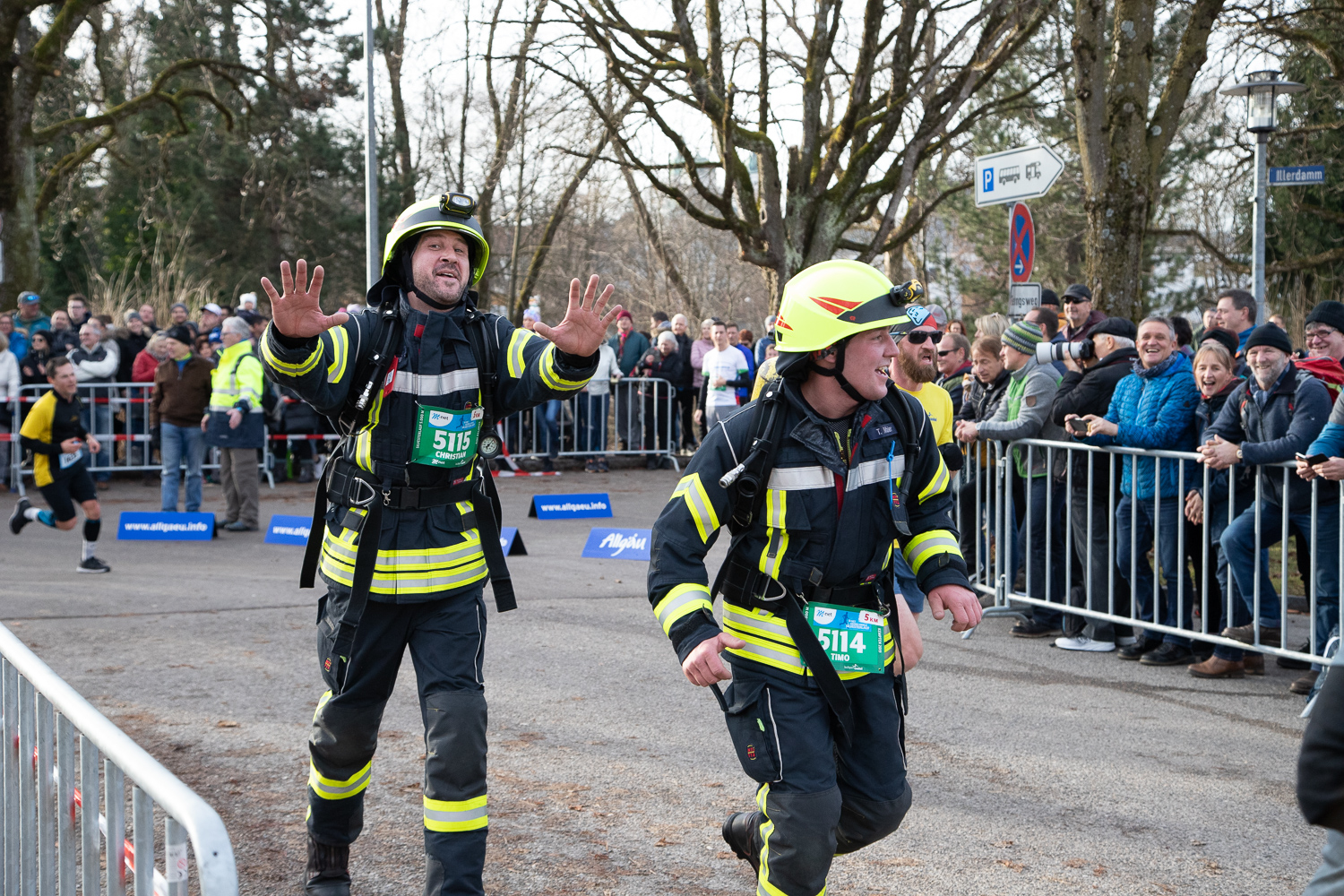 2019 Feuerwehr Ermengerst - Sylvester Lauf in Kempten