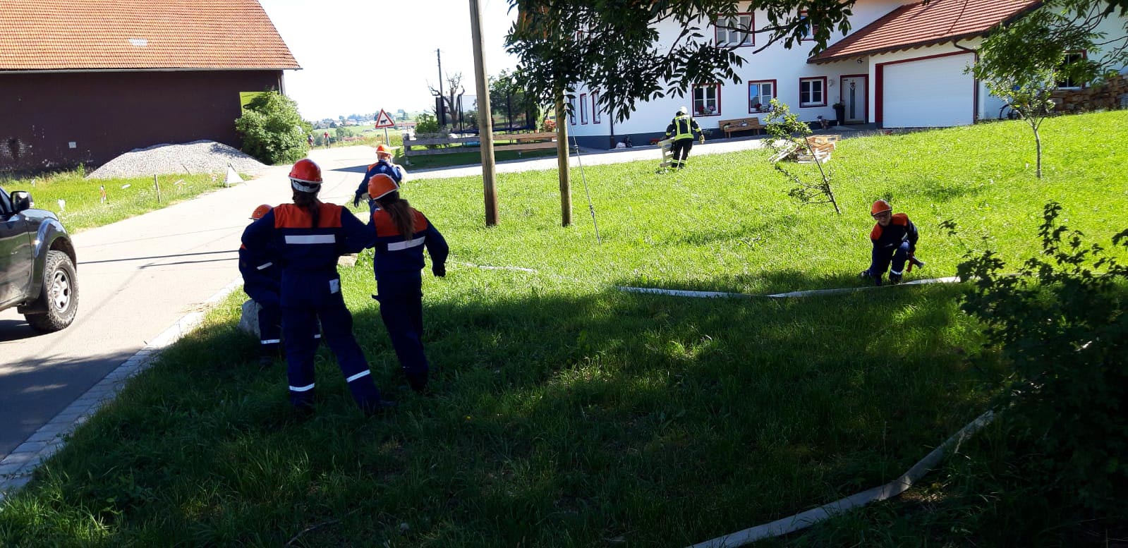 Jugendfeuerwehr Ermengerst - Übung am 05.07.2019