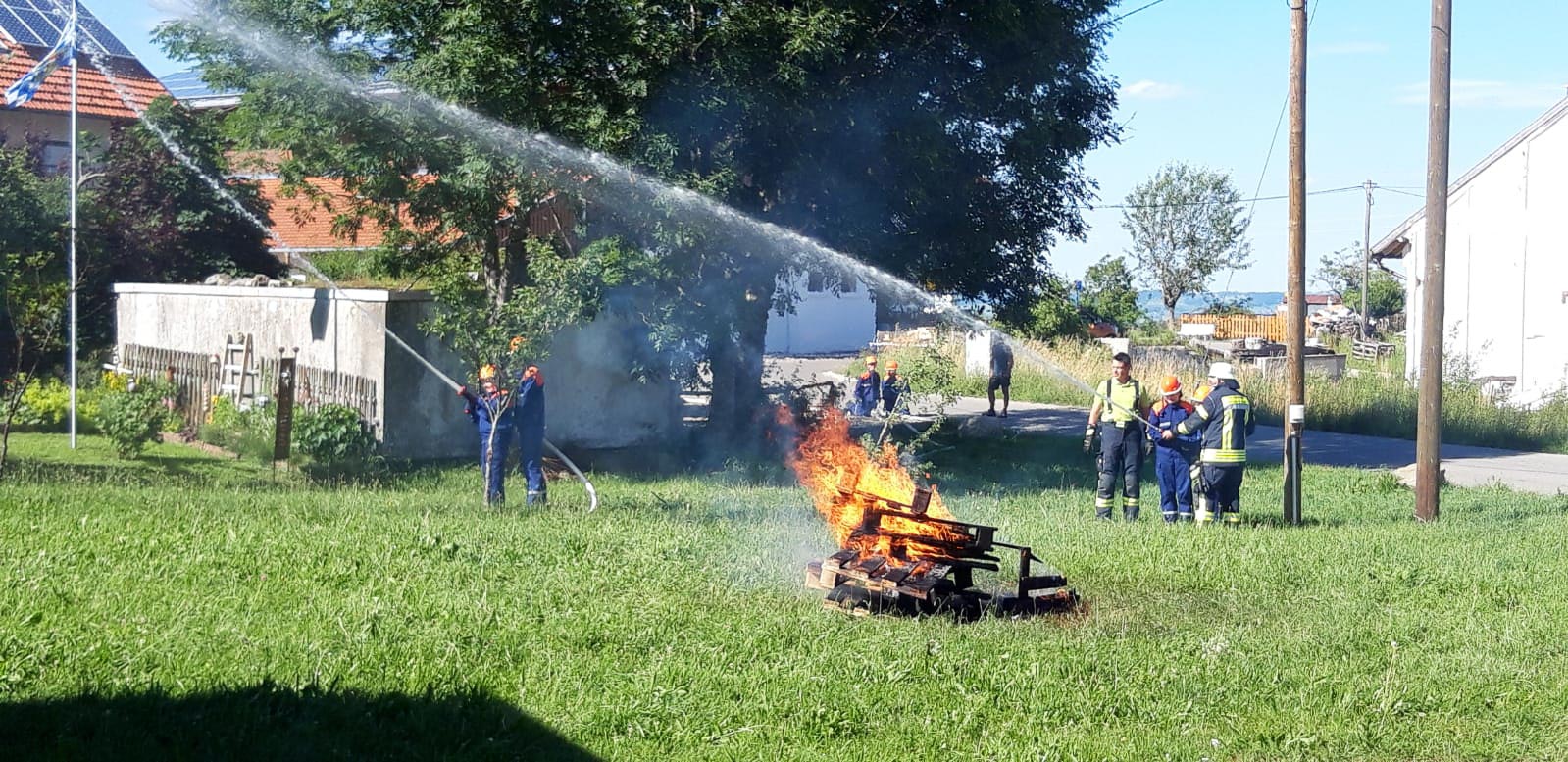 Jugendfeuerwehr Ermengerst - Übung am 05.07.2019