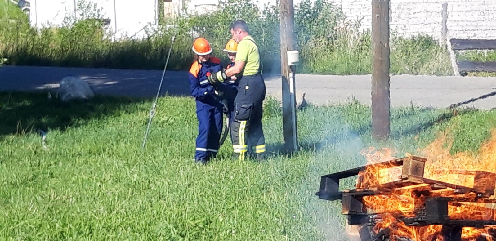 Jugendfeuerwehr Ermengerst - Übung am 05.07.2019