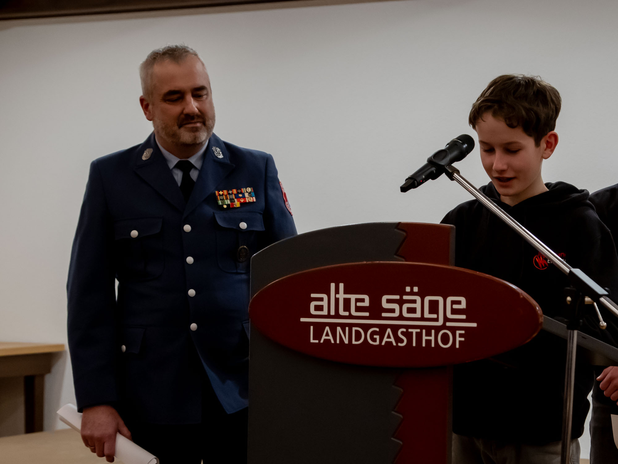 Dank der Jugendfeuer an ihre Ausbilder