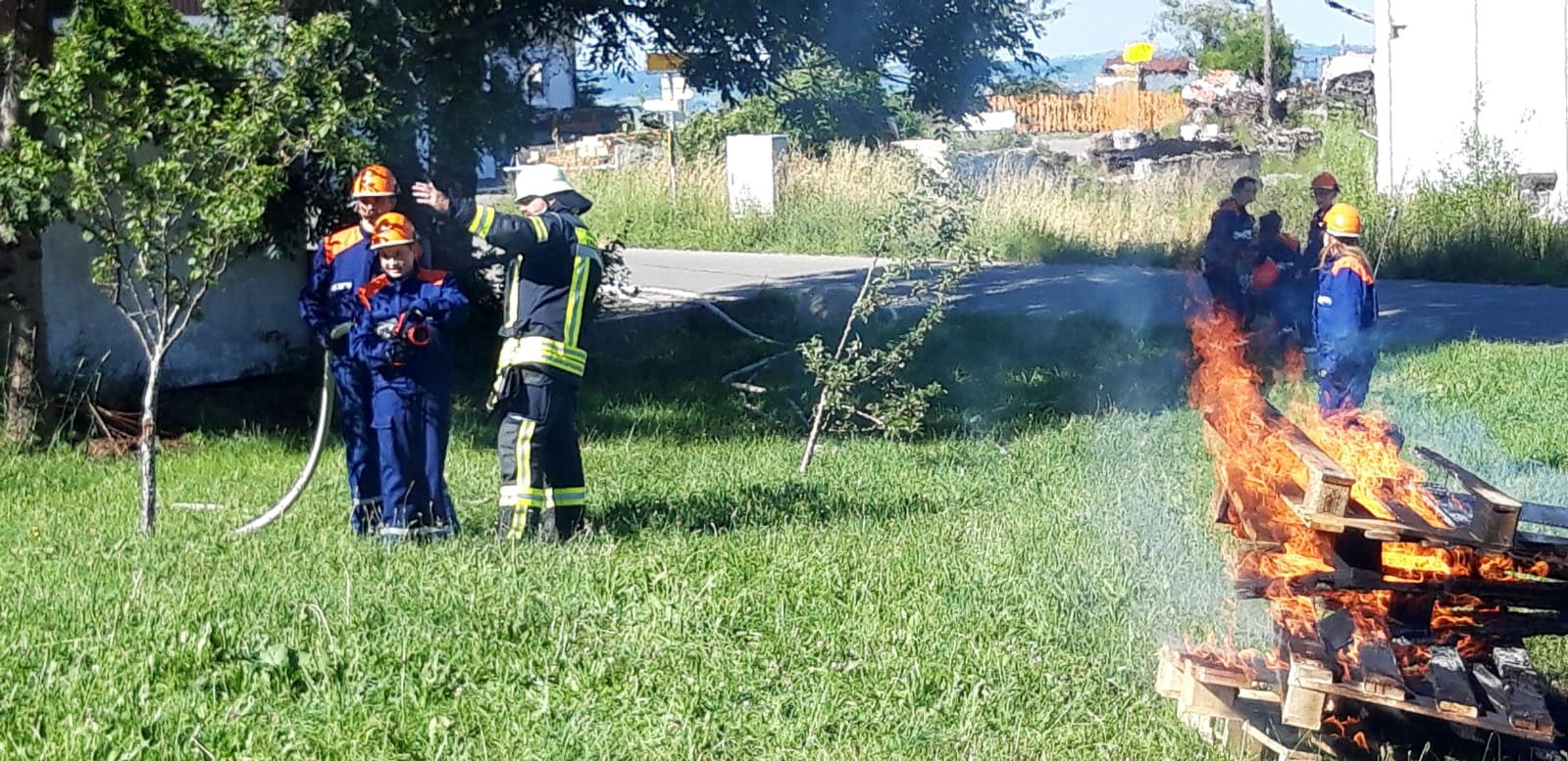 Jugendfeuerwehr Ermengerst - Übung am 05.07.2019