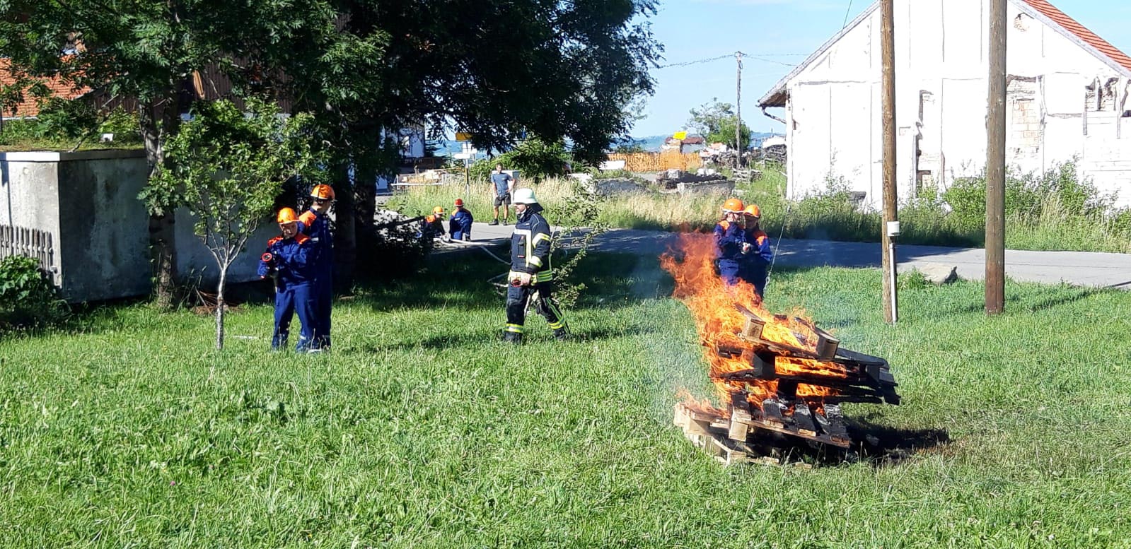 Jugendfeuerwehr Ermengerst - Übung am 05.07.2019