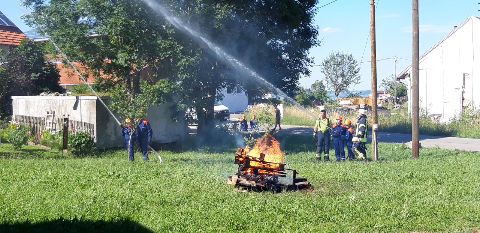 Jugendfeuerwehr Ermengerst - Übung am 05.07.2019