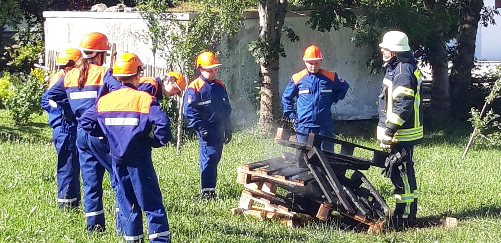 Jugendfeuerwehr Ermengerst - Übung am 05.07.2019