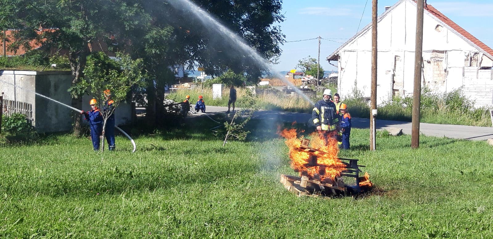 Jugendfeuerwehr Ermengerst - Übung am 05.07.2019