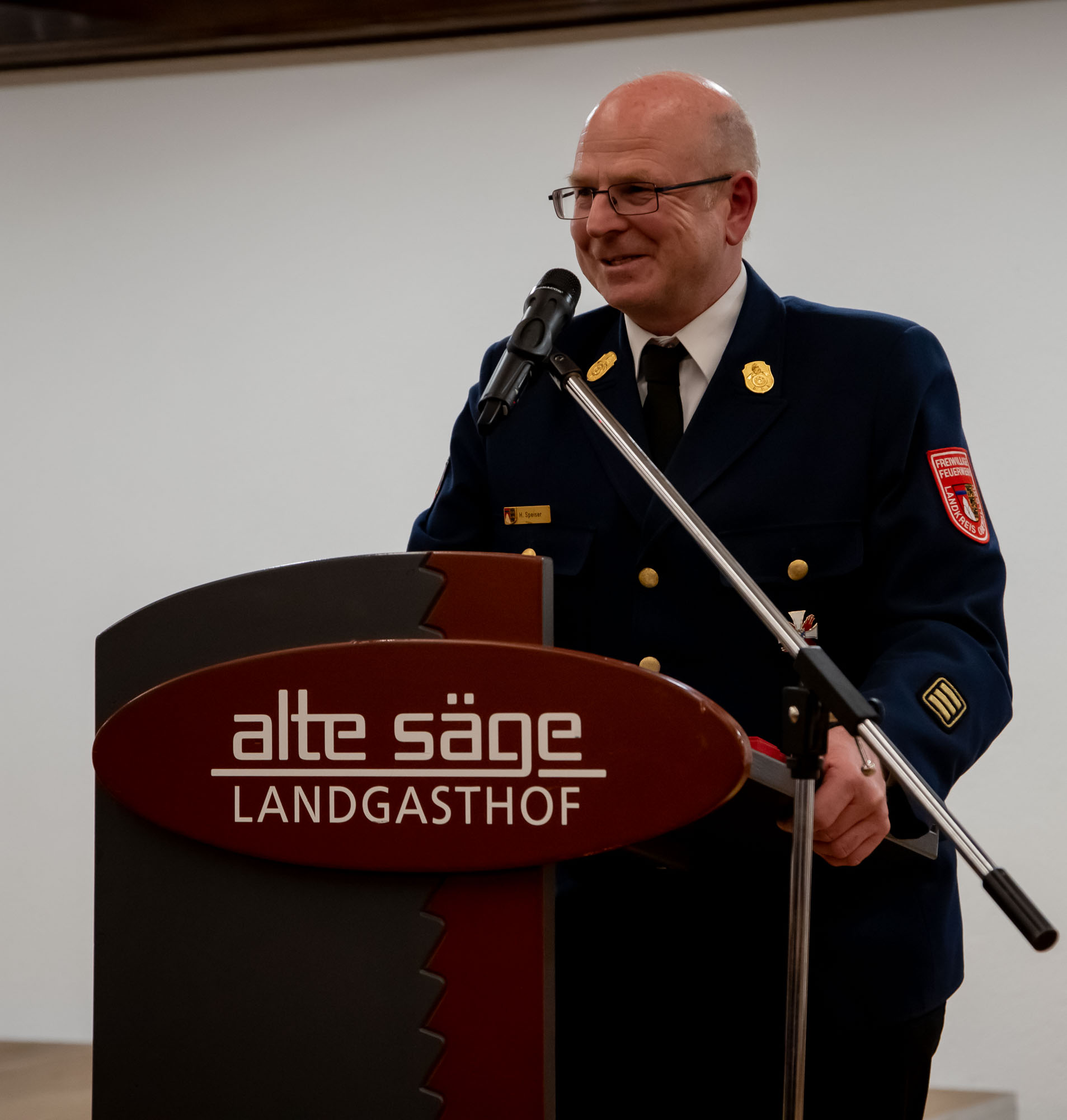 Kreisbrandinspektor Hubert Speiser