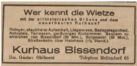 Bild 7: Werbung im Bildkurier Hannover 1927