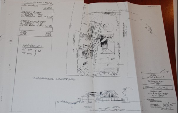 Bild 29: Erweiterungsplanung für das Kurhaus, 1992