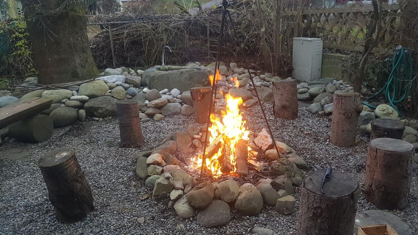 Feuer gehört zu Wintersonnwende
