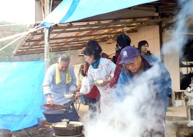 合鴨そば　猪うどん