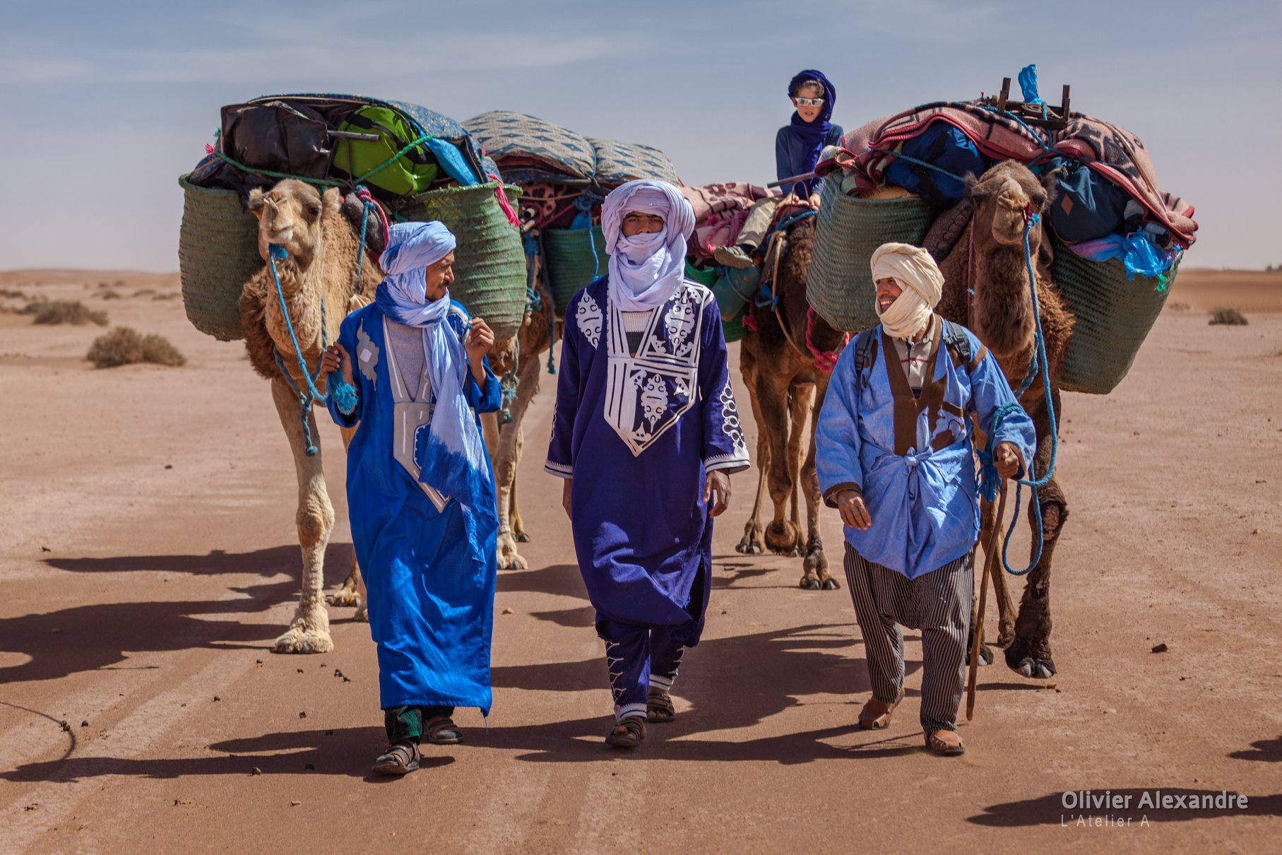 Habits traditionnels marocains Sahraoui