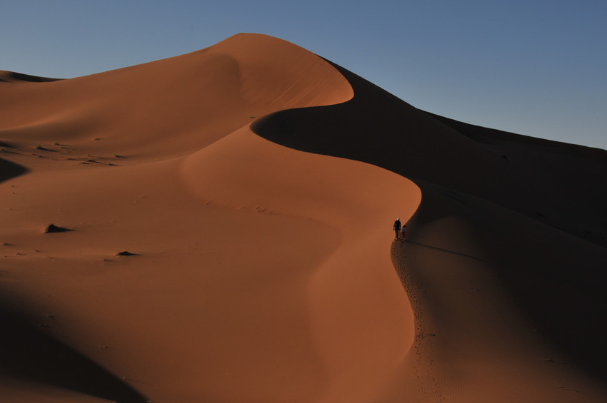 Maroc désert voyage à pied
