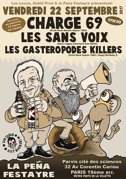 Affiche du concert des Sans Voix & co le 22 septembre à la Pena Festayre à Paris