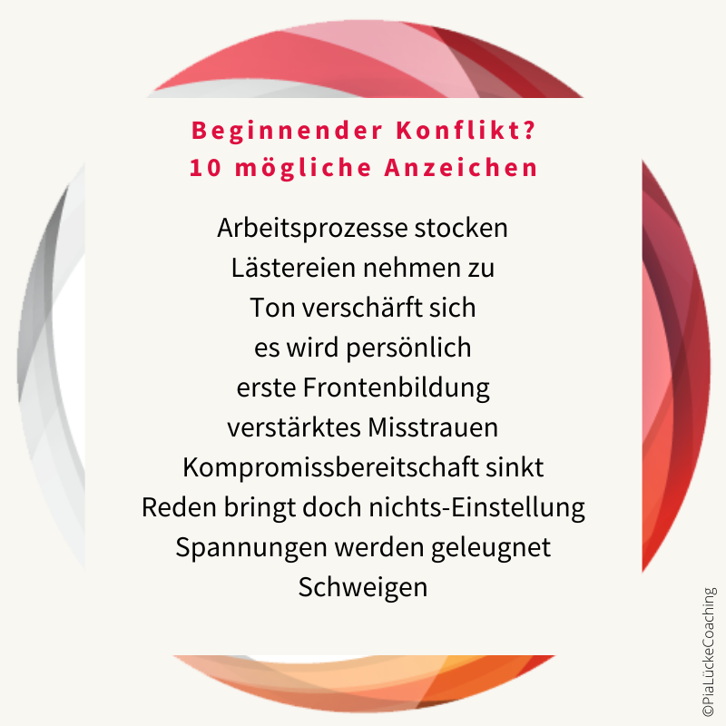 Beginnender Konflikt? 10 mögliche Anzeichen