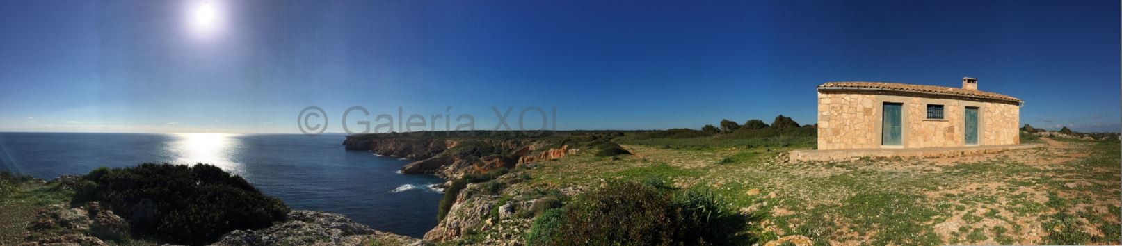 La Casa de a Plata en color  (Das Silberhaus in Farbe) - Punta des Bauc