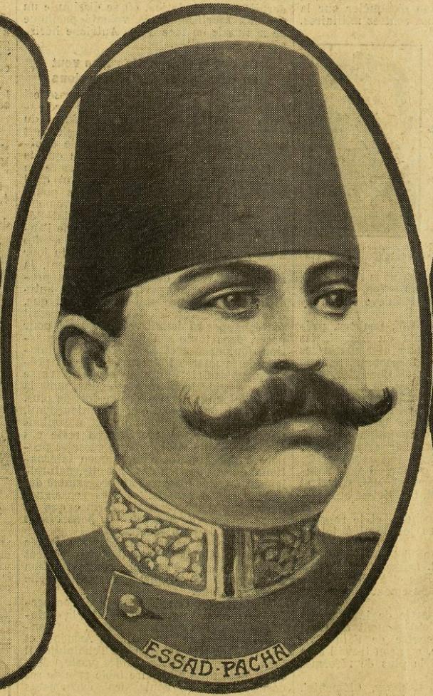 Esat Pasha (Excelsior, 8 février 1913, Ballinë) - Burimi : gallica.bnf.fr / Bibliothèque nationale de France