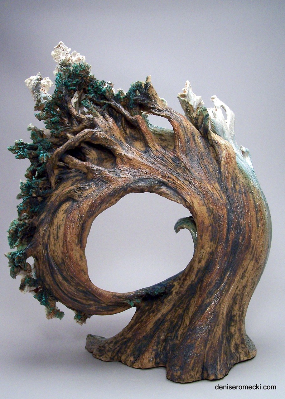 Sea and Forest Denise Romecki Ceramic Sculpture