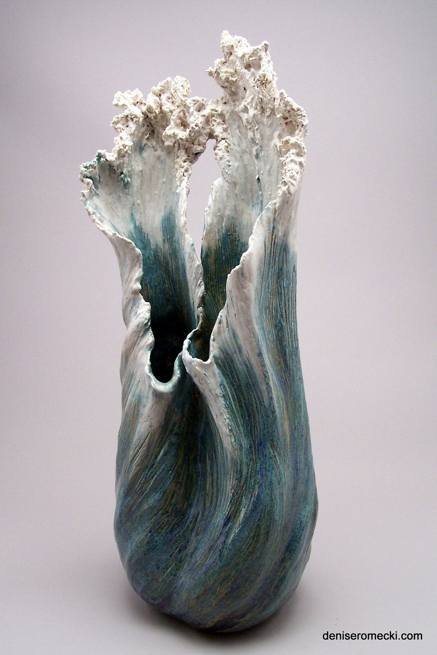 Waves Denise Romecki Ceramic Sculpture
