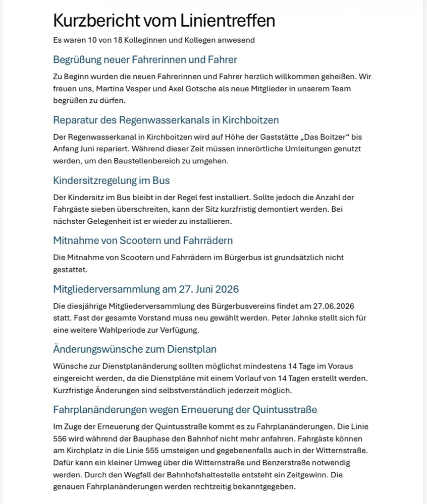 Treffen vom 28.05.2026