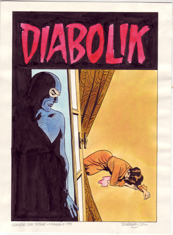 Tavole E Disegni Originali Diabolik Diabolikeries Jimdo Page