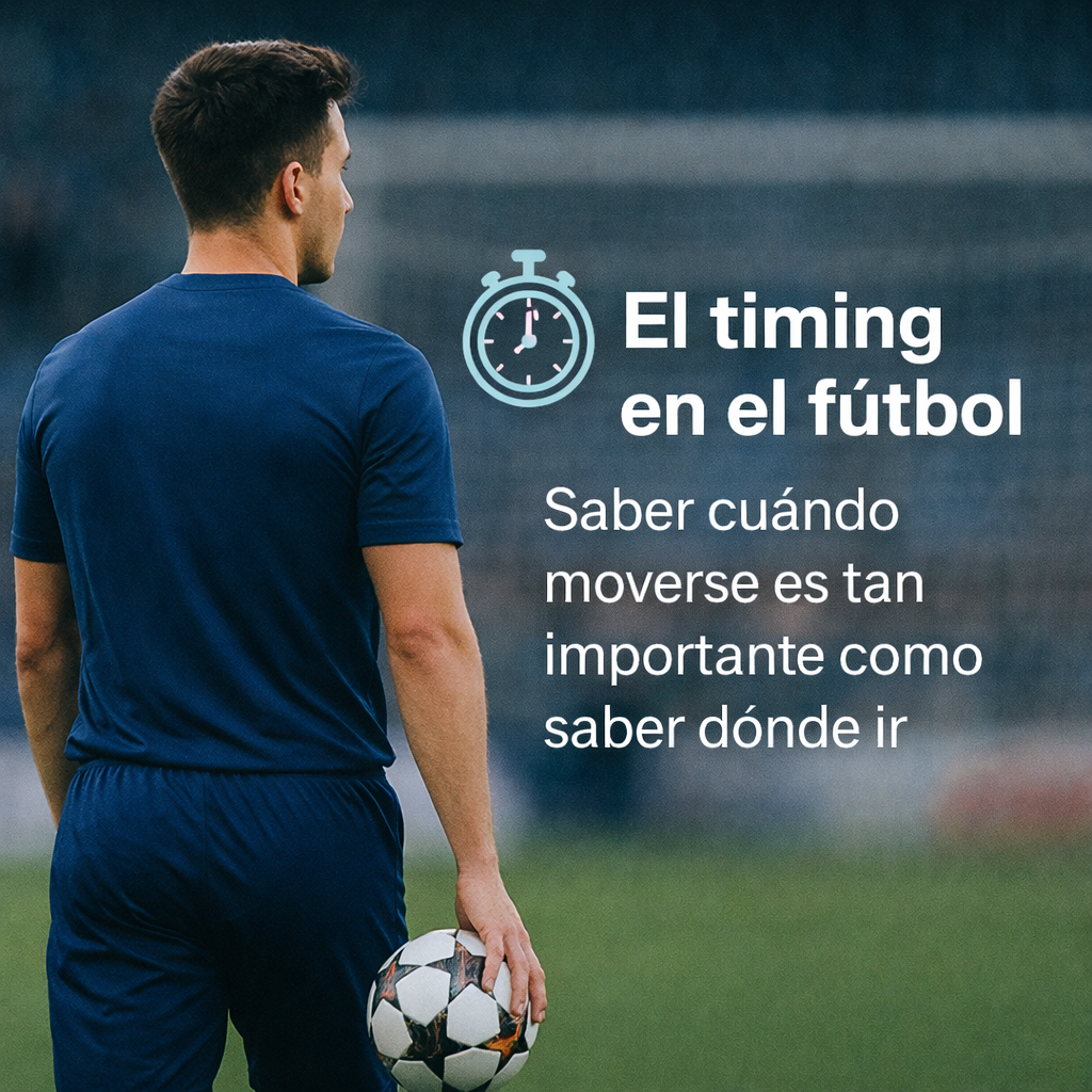El timing en el fútbol profesional: saber cuándo moverse es tan importante como saber dónde ir