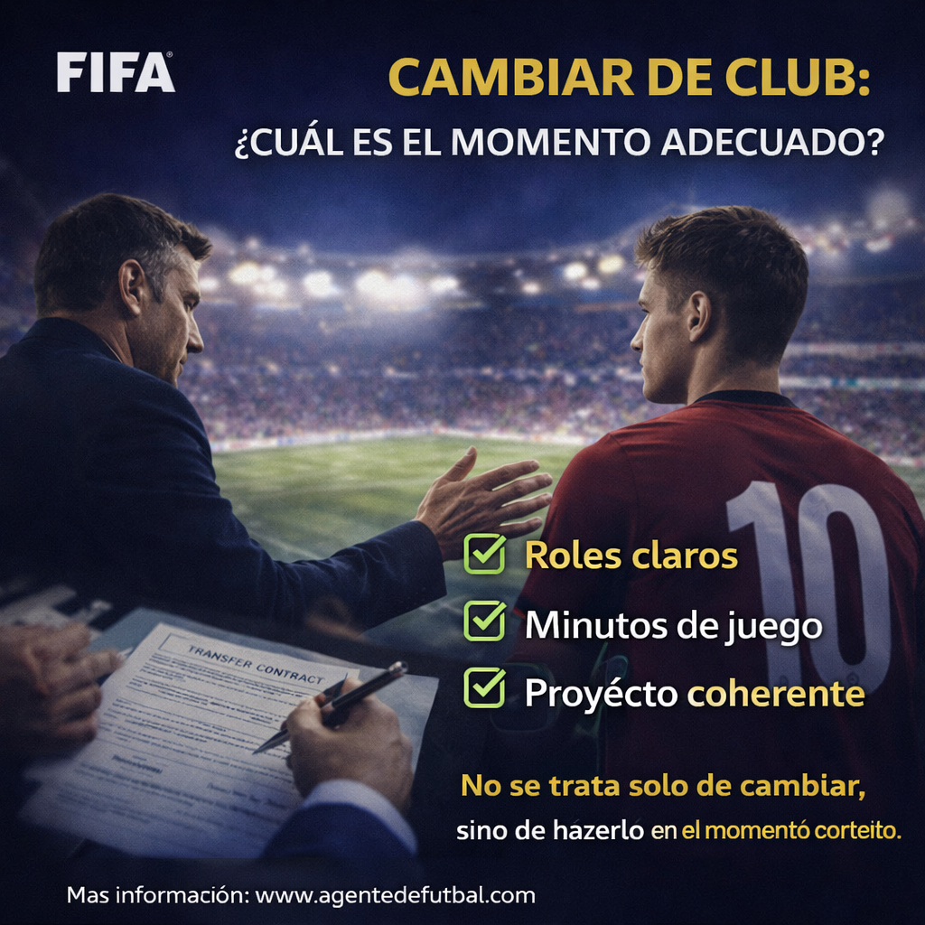 Elegir bien el momento para cambiar de club: una decisión más estratégica de lo que parece