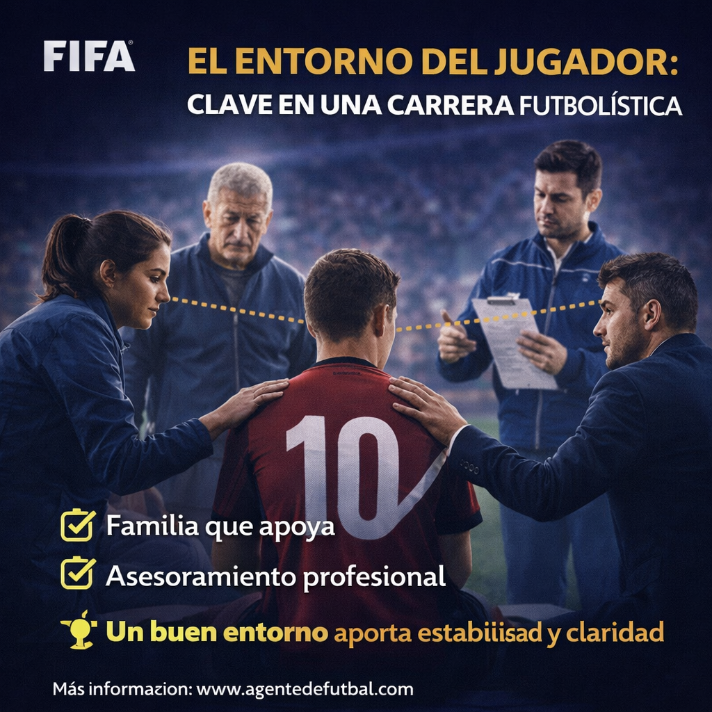 El entorno del jugador: cómo influye en el éxito o fracaso de una carrera futbolística