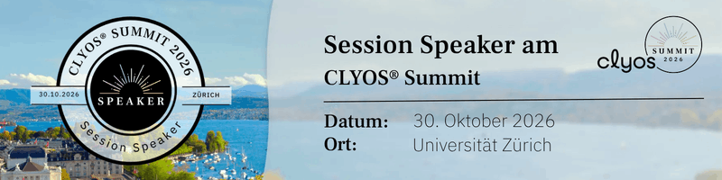 CLYOS Summit in Zürich 2026 mit Resilienz Key Note von Stefan Spiecker