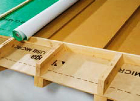Application membrane toit hautement transpirable