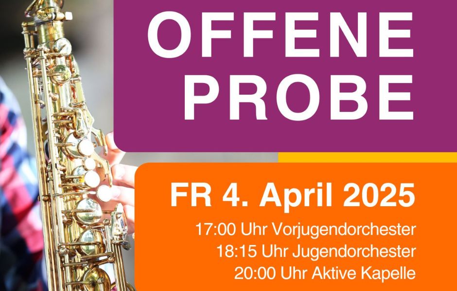 Offene Probe am 4. April 2025