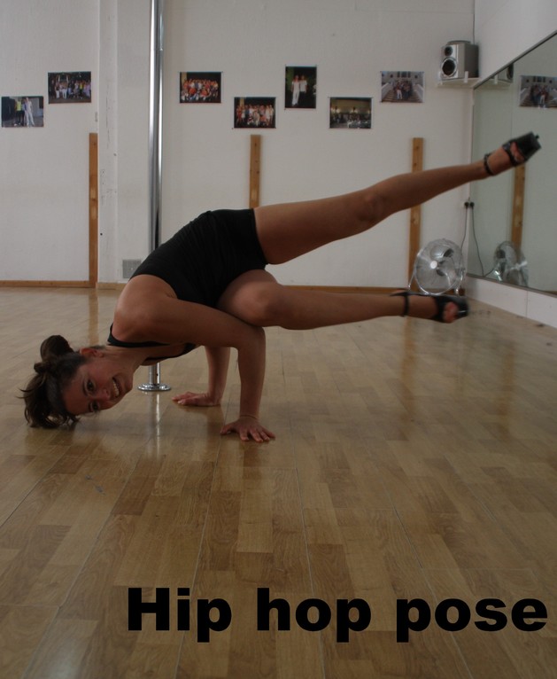 Hip hop pose