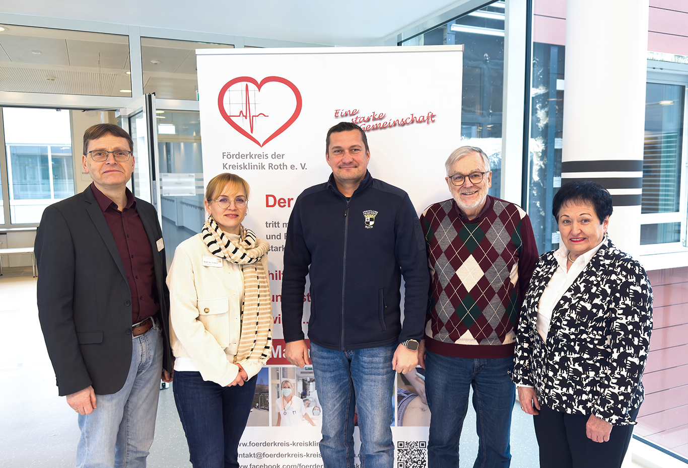 Feuerwehrverein Roth spendet 700 Euro an Förderkreis der Kreisklinik Roth e.V.