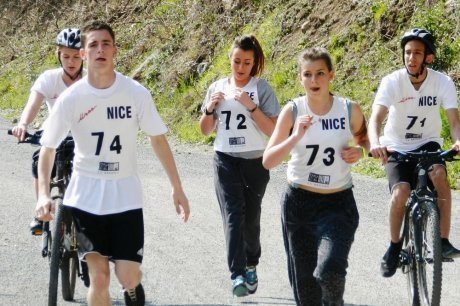 Clara, Fabrice, Justine, Matthieu et Océane - Jeux Internationaux de la Jeunesse 2012 à Nice