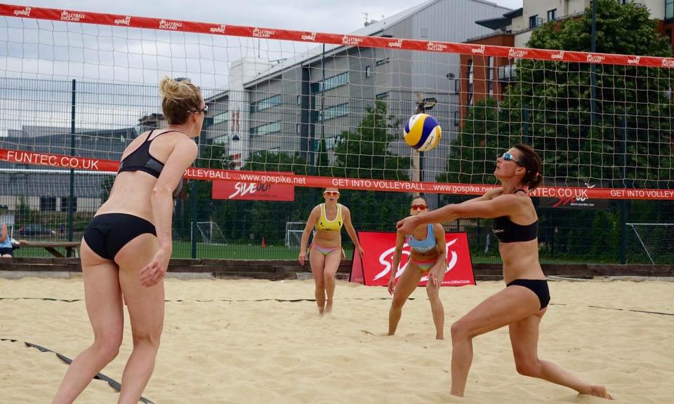 Mel Coutts & Lynne Beattie Beach Volleyball Scotland UK Commonwealth Games Gold Coast 2018
