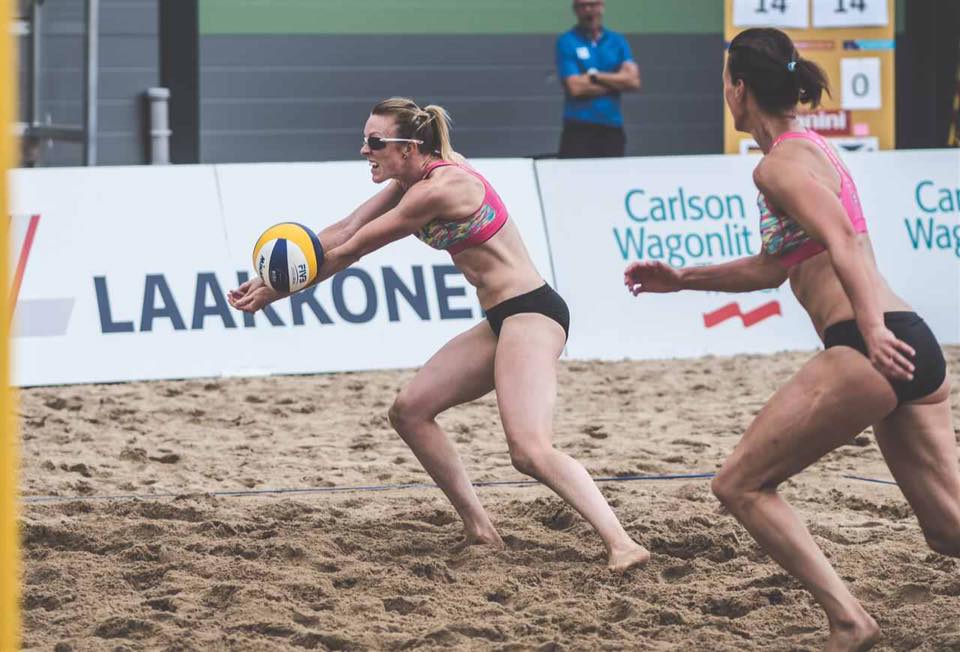 Mel Coutts & Lynne Beattie Beach Volleyball Scotland UK Commonwealth Games Gold Coast 2018