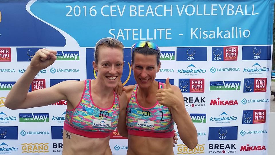 Mel Coutts & Lynne Beattie Beach Volleyball Scotland UK Commonwealth Games Gold Coast 2018