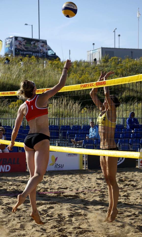 Mel Coutts & Lynne Beattie Beach Volleyball Scotland UK Commonwealth Games Gold Coast 2018