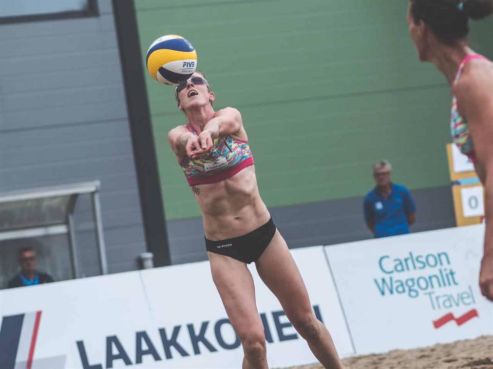 Mel Coutts & Lynne Beattie Beach Volleyball Scotland UK Commonwealth Games Gold Coast 2018
