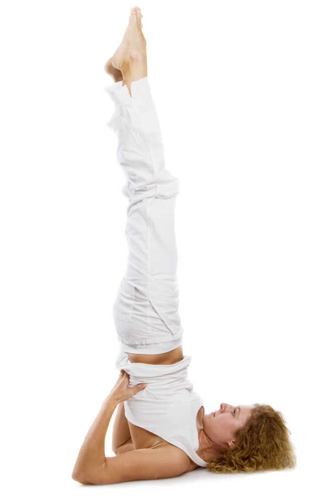 Yoga Asana Sarvangasana - Schulterstand